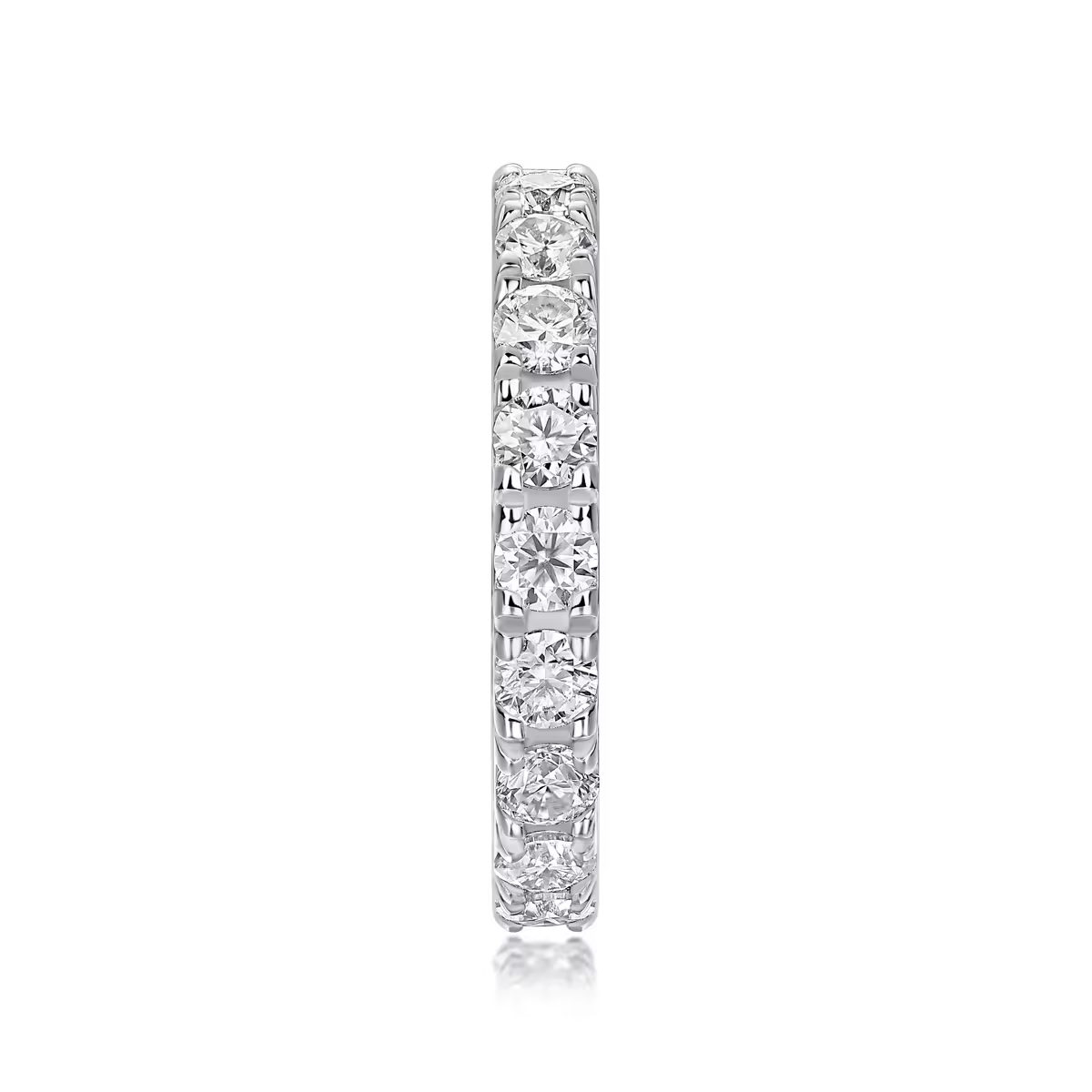 Stilvoll Funkeln: 925 Sterling Silber 1.9CT VVS1 D Moissanite Ring