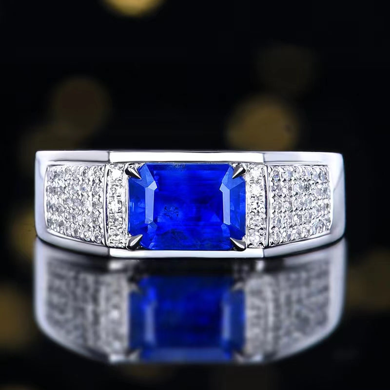 Saphir-Träumerei: Der Ring für grenzenlose Eleganz