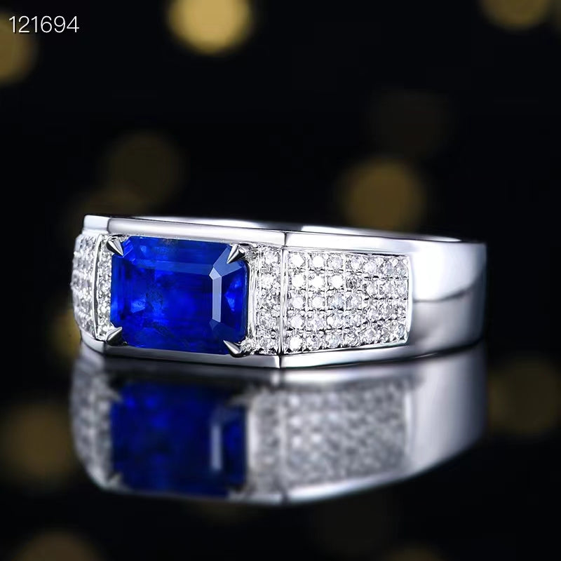 Saphir-Träumerei: Der Ring für grenzenlose Eleganz