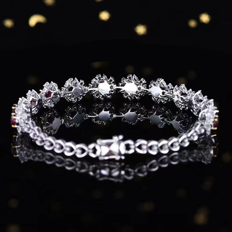 Rubin des Paradieses Armband – Ein Meisterwerk der Eleganz