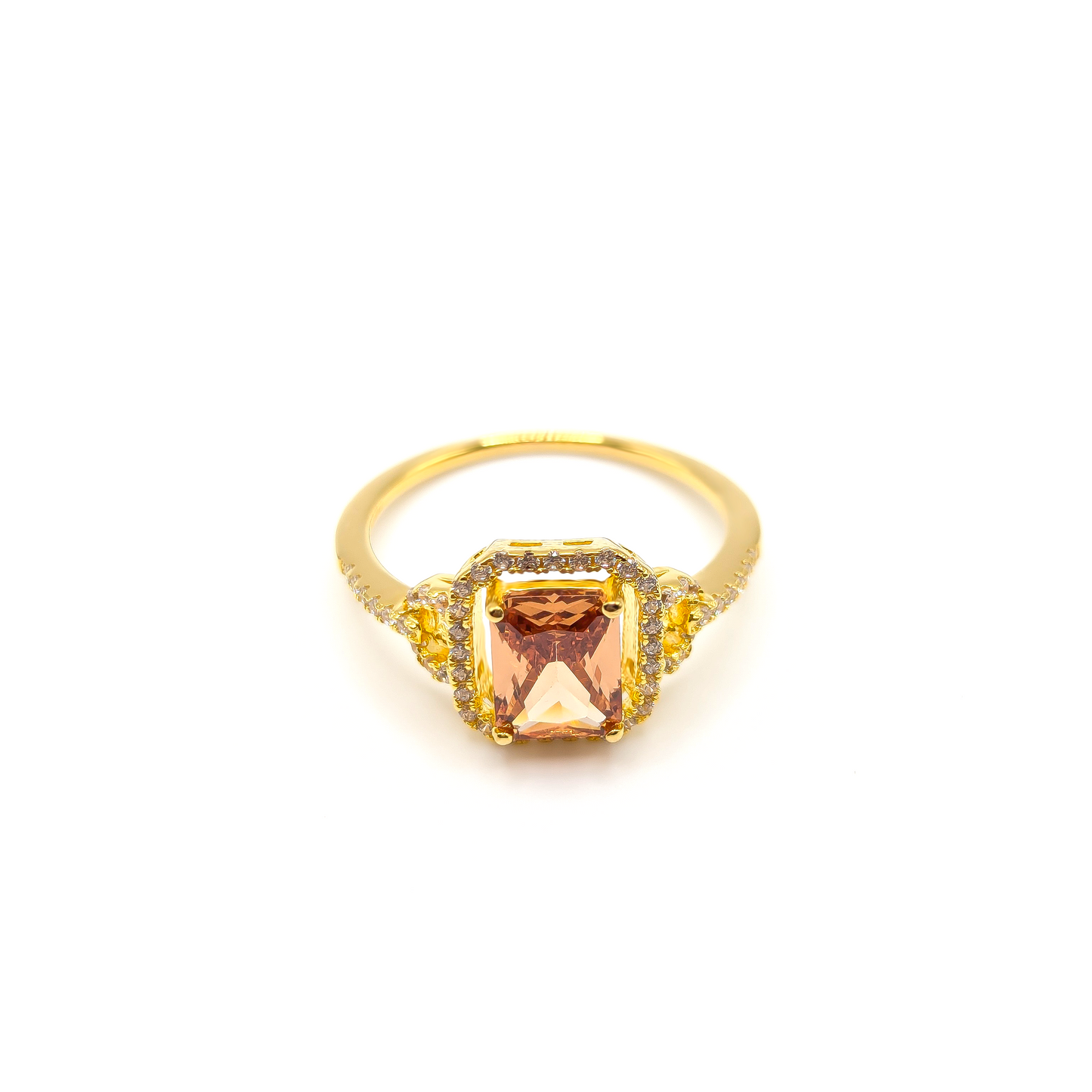 Sonnenglanz-Ring – Exquisite Eleganz aus der Goldener Sonnenstrahl Kollektion