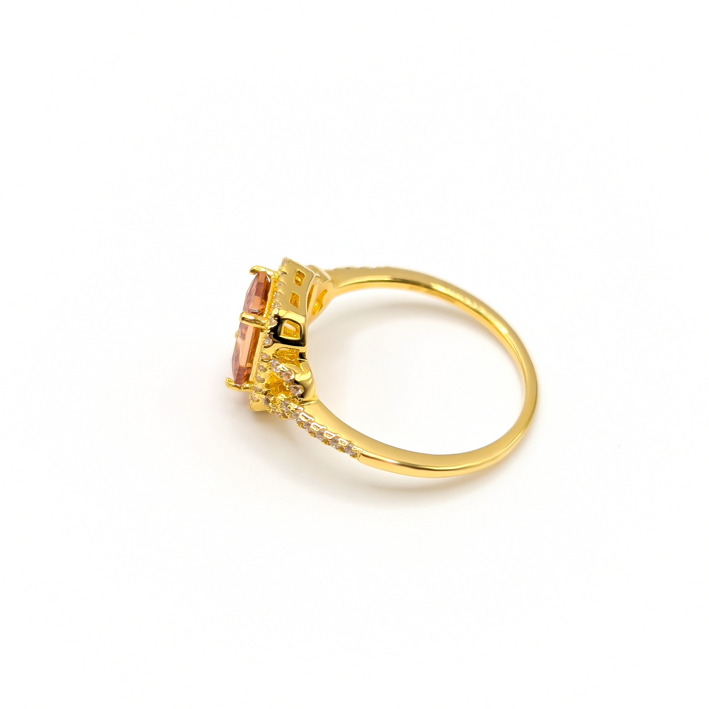 Sonnenglanz-Ring – Exquisite Eleganz aus der Goldener Sonnenstrahl Kollektion