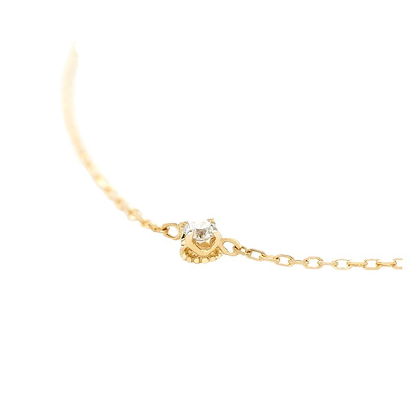 Diamant Armband · 925 Sterling Silber · 14K Goldplattiert