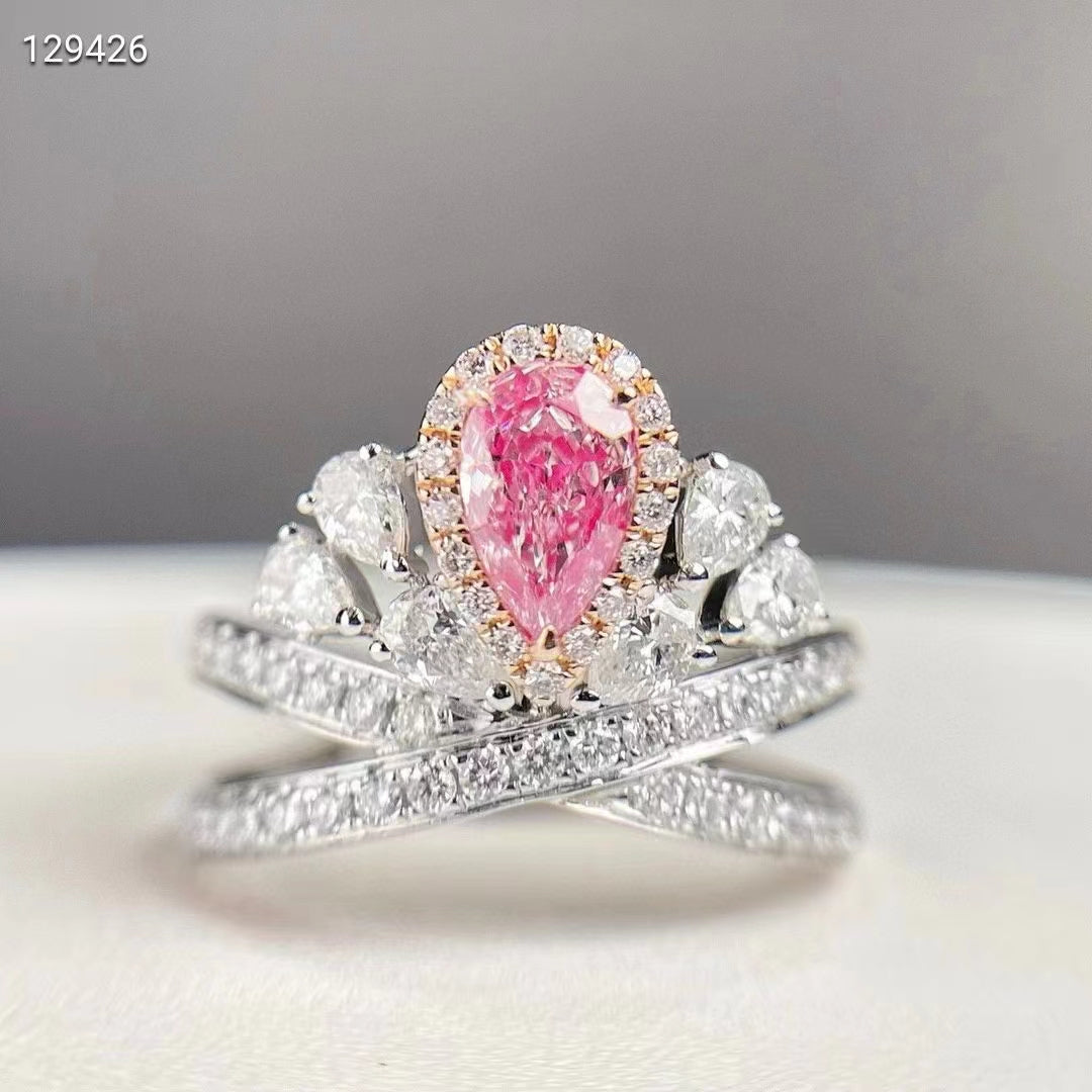 Crown Pink Diamond Ring – A symbol of exquisite taste and timeless elegance