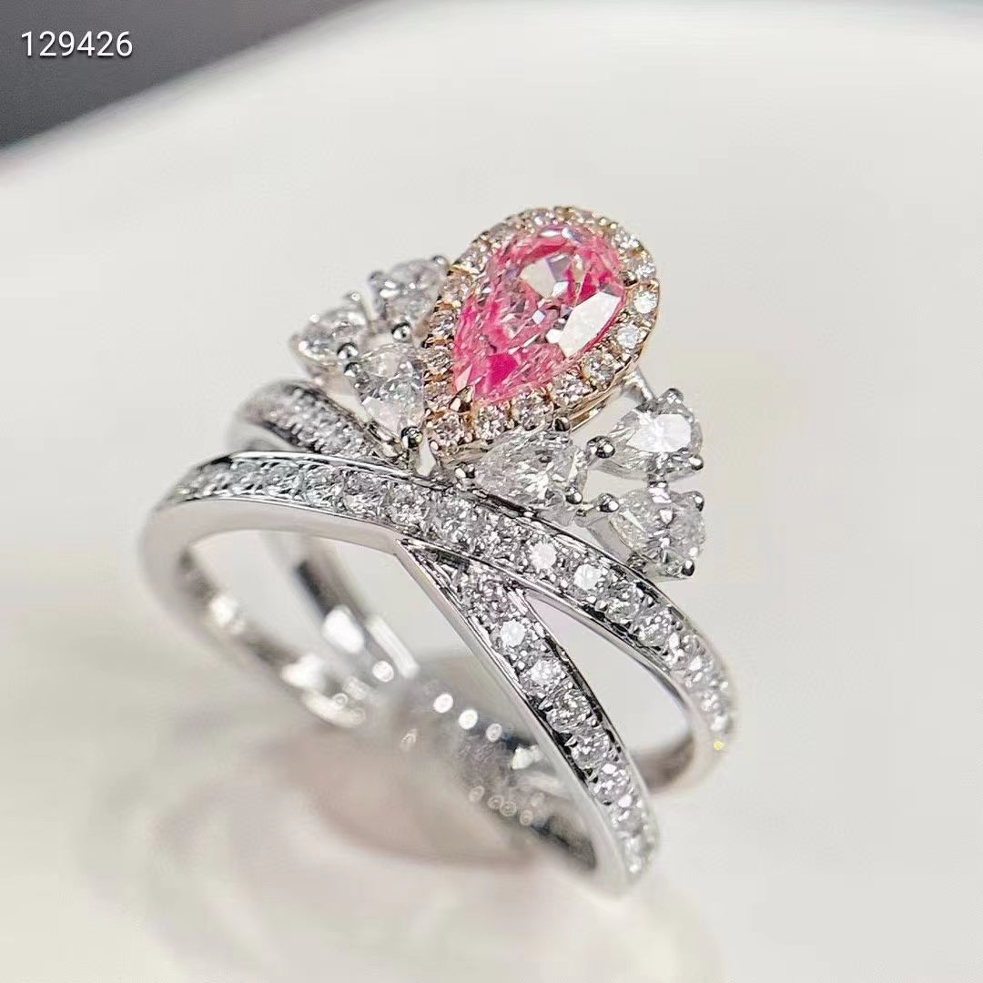 Crown Pink Diamond Ring – A symbol of exquisite taste and timeless elegance