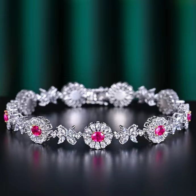 Ruby elegance: the bracelet for the connoisseur