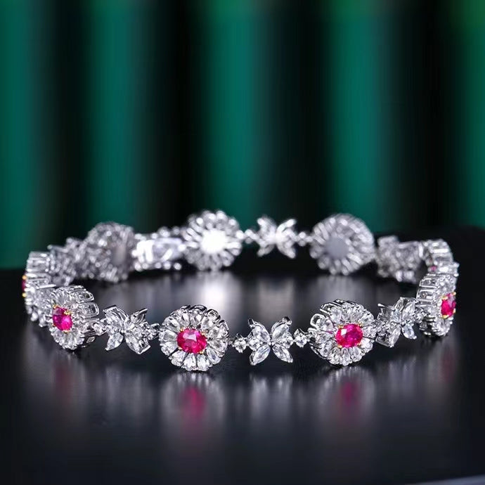 Ruby elegance: the bracelet for the connoisseur