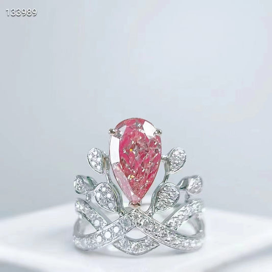 Infinite Seduction – 2.02 Carat Pink Diamond Ring with International Certificate