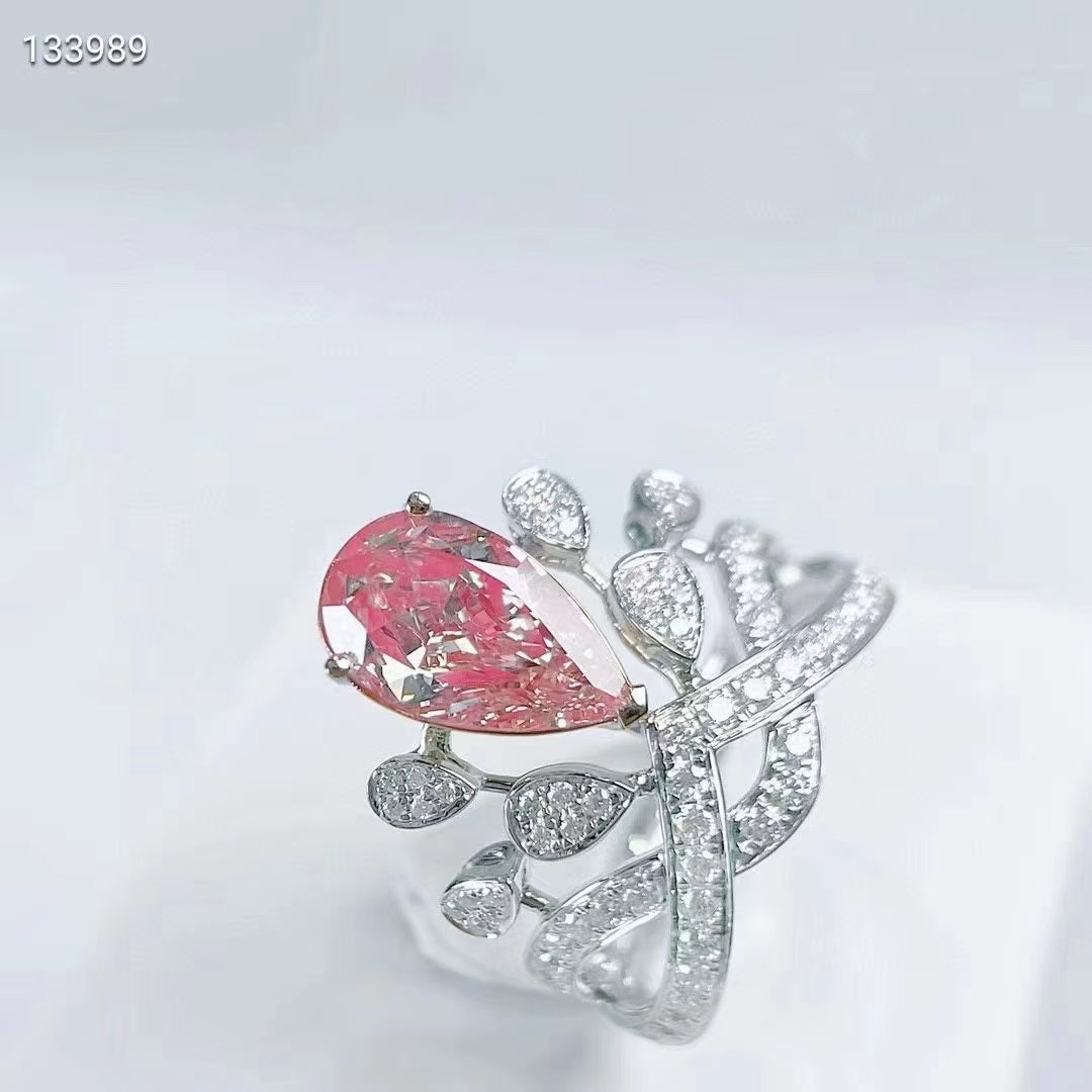 Infinite Seduction – 2.02 Carat Pink Diamond Ring with International Certificate