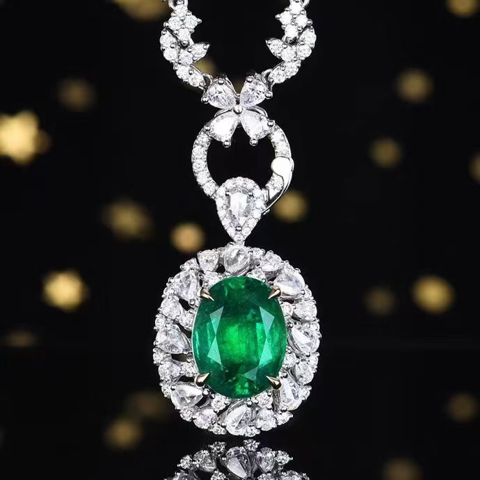 Verde Éternel – Transformable masterpiece in 18K gold with Zambian emerald