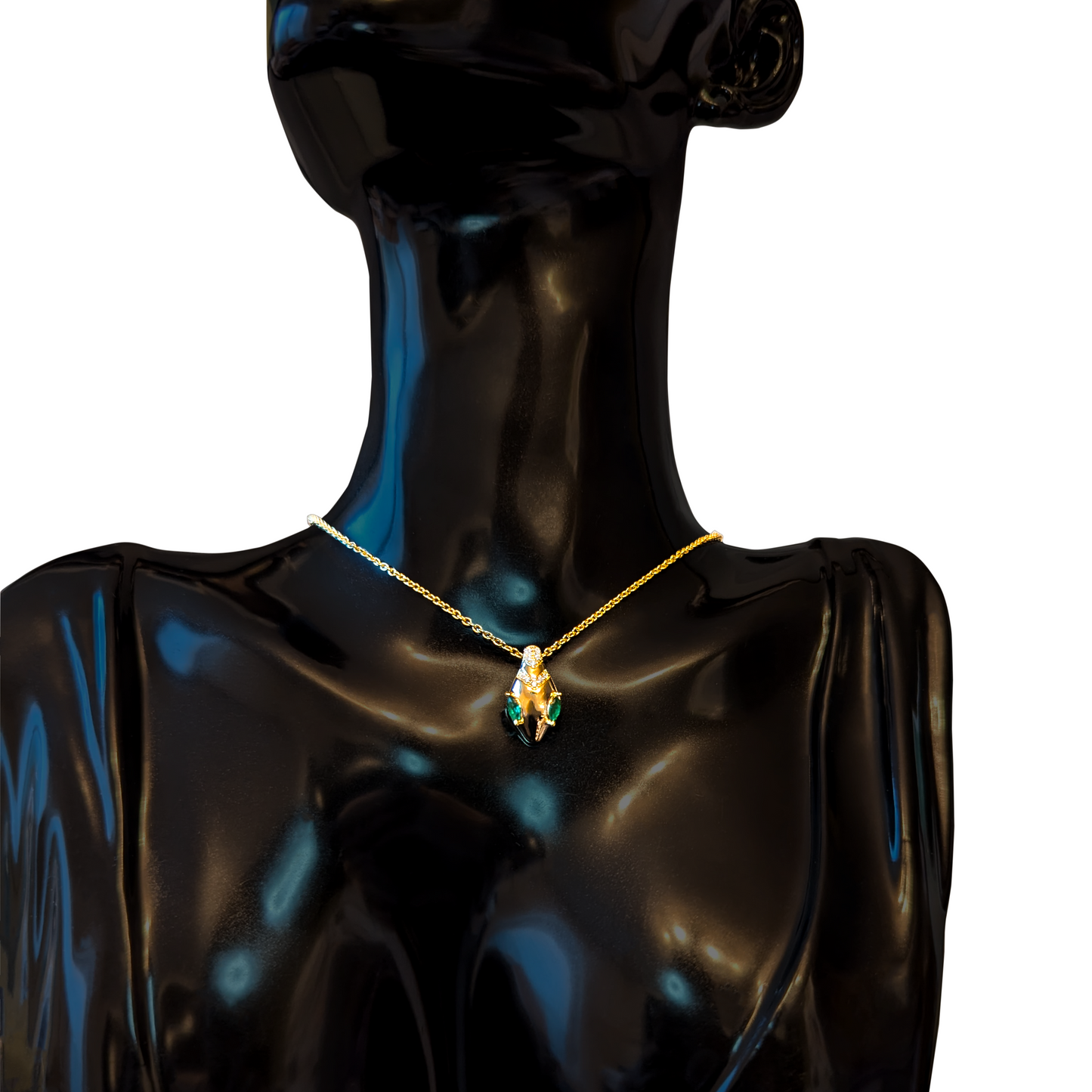 Enchanting pendant from the Golden Serpent collection