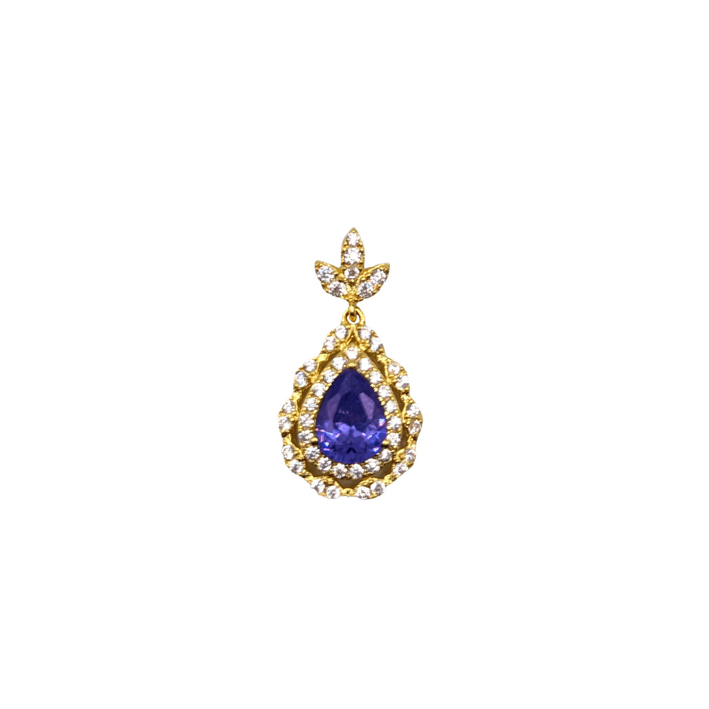 Sky Drop – Golden Drop Pendant of Elegance