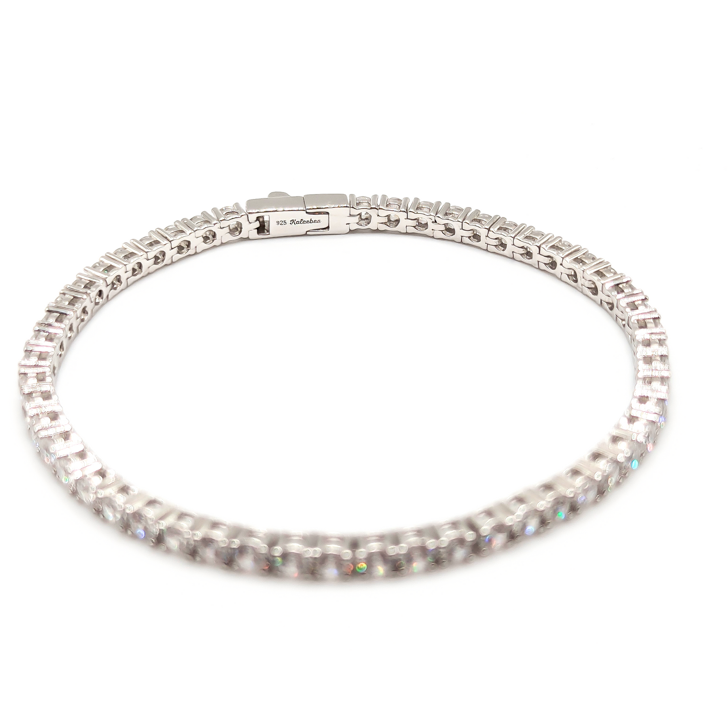 Eternal Shine – Sterling Silver Tennis Chain Bracelet