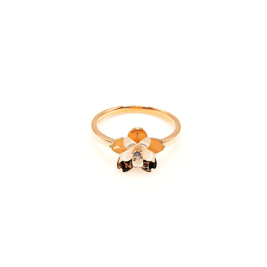 Lotuszauber – Anillo elegante de la colección de joyas Lotuszauber