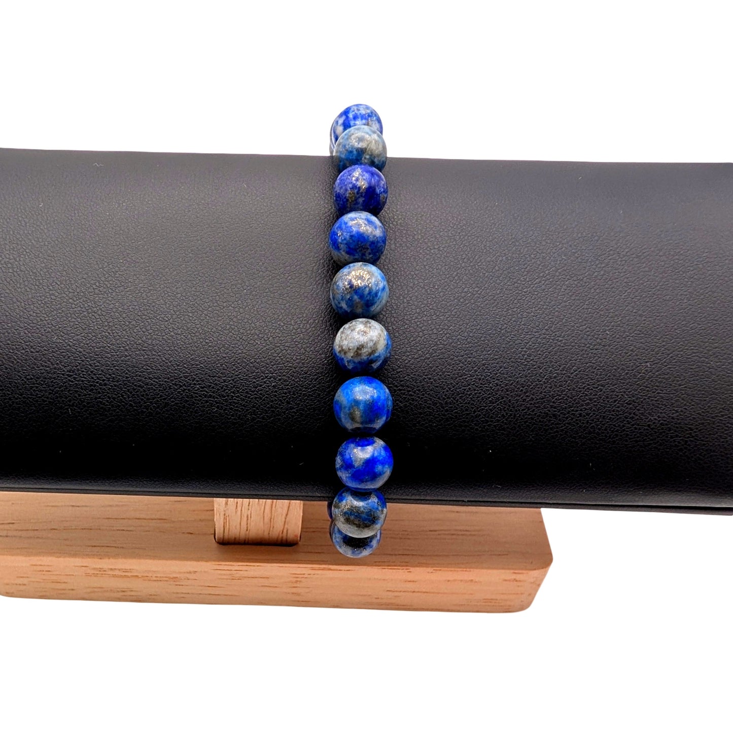 Sternenweisheit – Handgefertigtes Lapislazuli Perlenarmband aus Indien