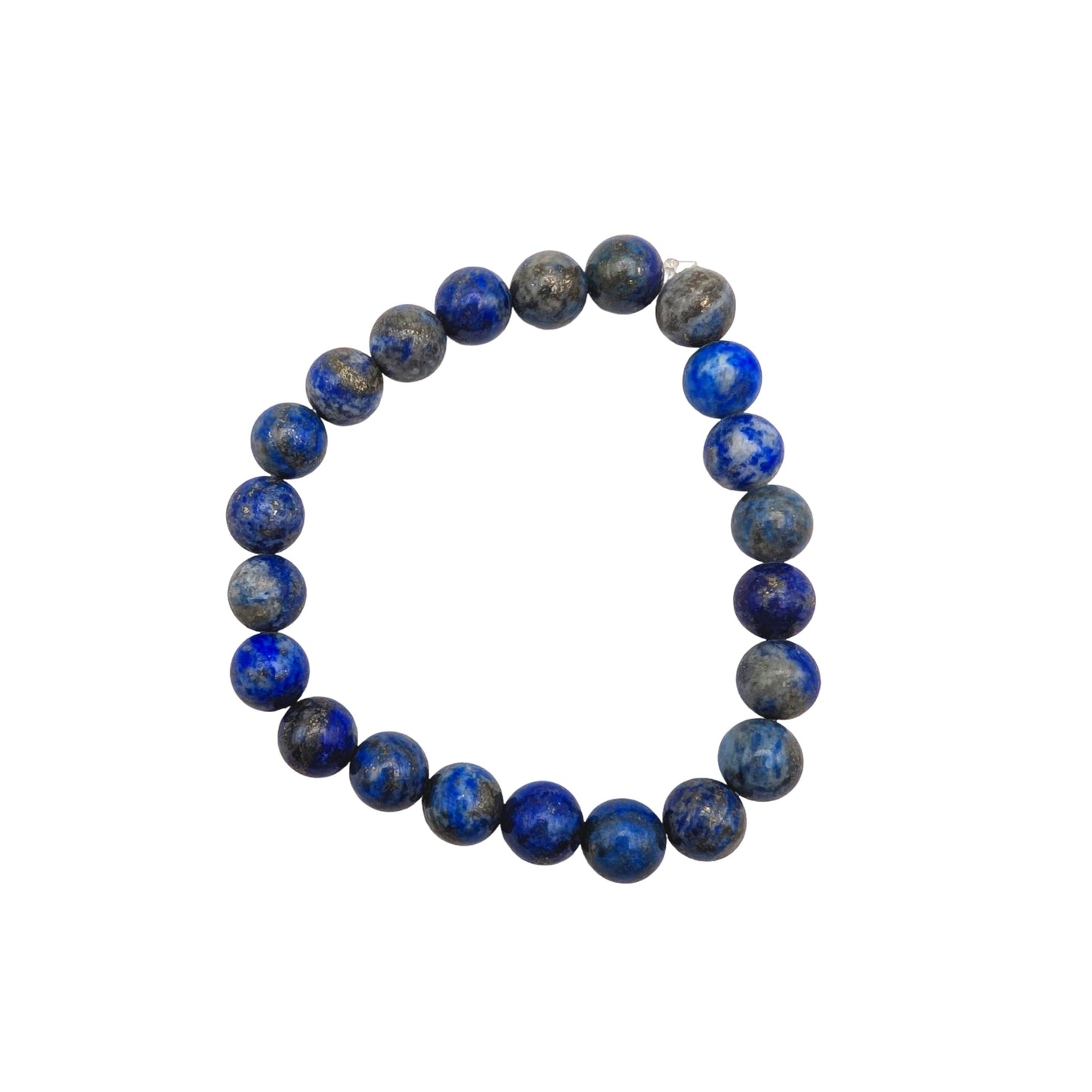Sternenweisheit – Handgefertigtes Lapislazuli Perlenarmband aus Indien